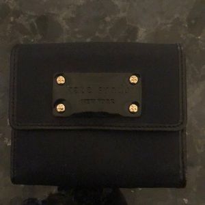 KATE SPADE - BLACK NYLON WALLET “LACY”